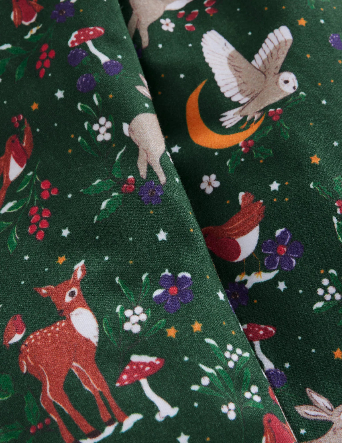 Everyday Fun Leggings-Pine Festive Woodland