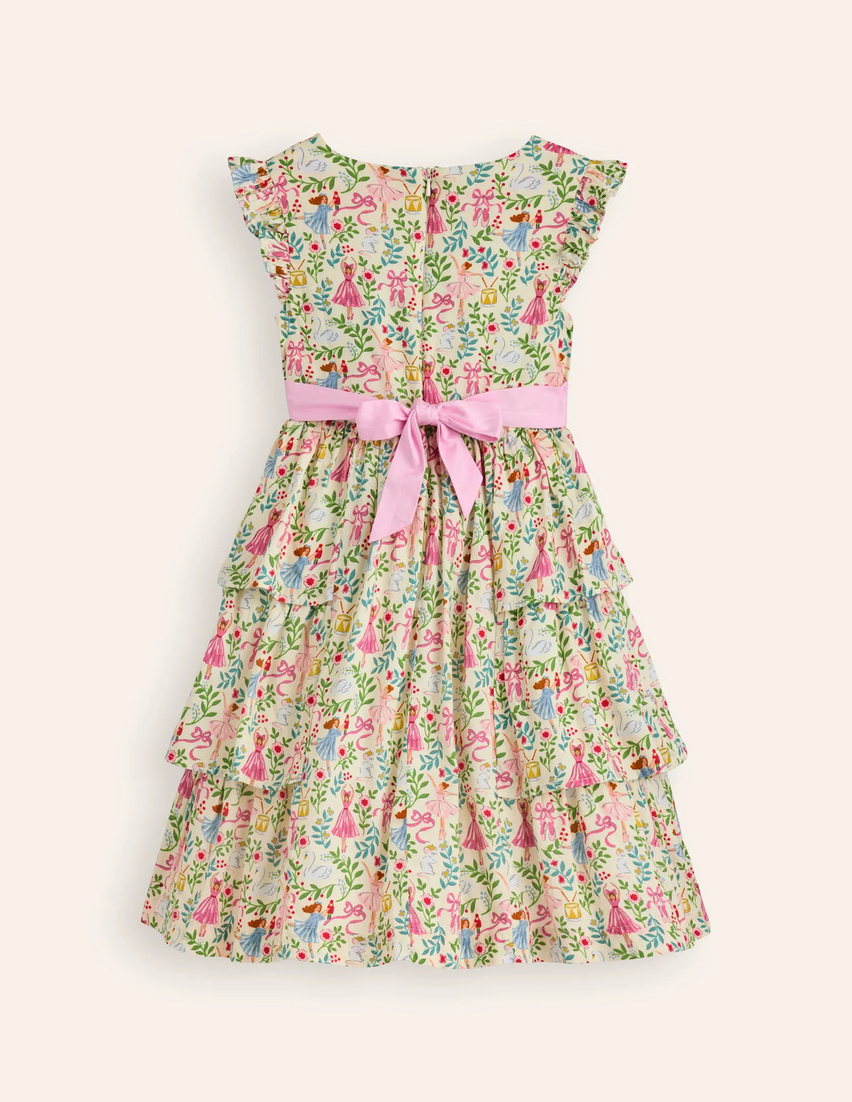 Heritage Party Dress-Vanilla White Ballet Toile