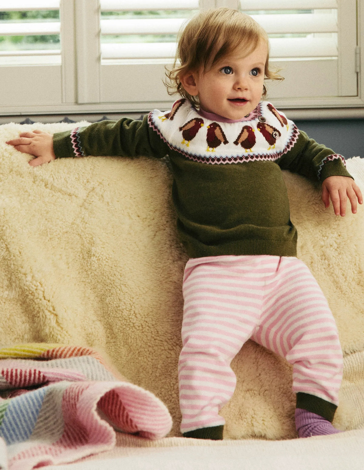Fun Knitted Play Set-Csarite Green Robins