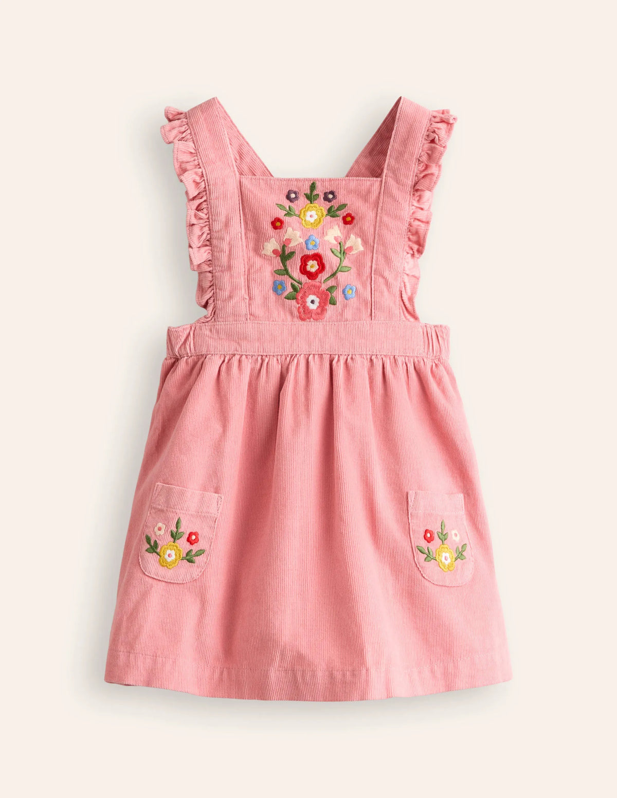 Cord Pinnie-Almond Pink