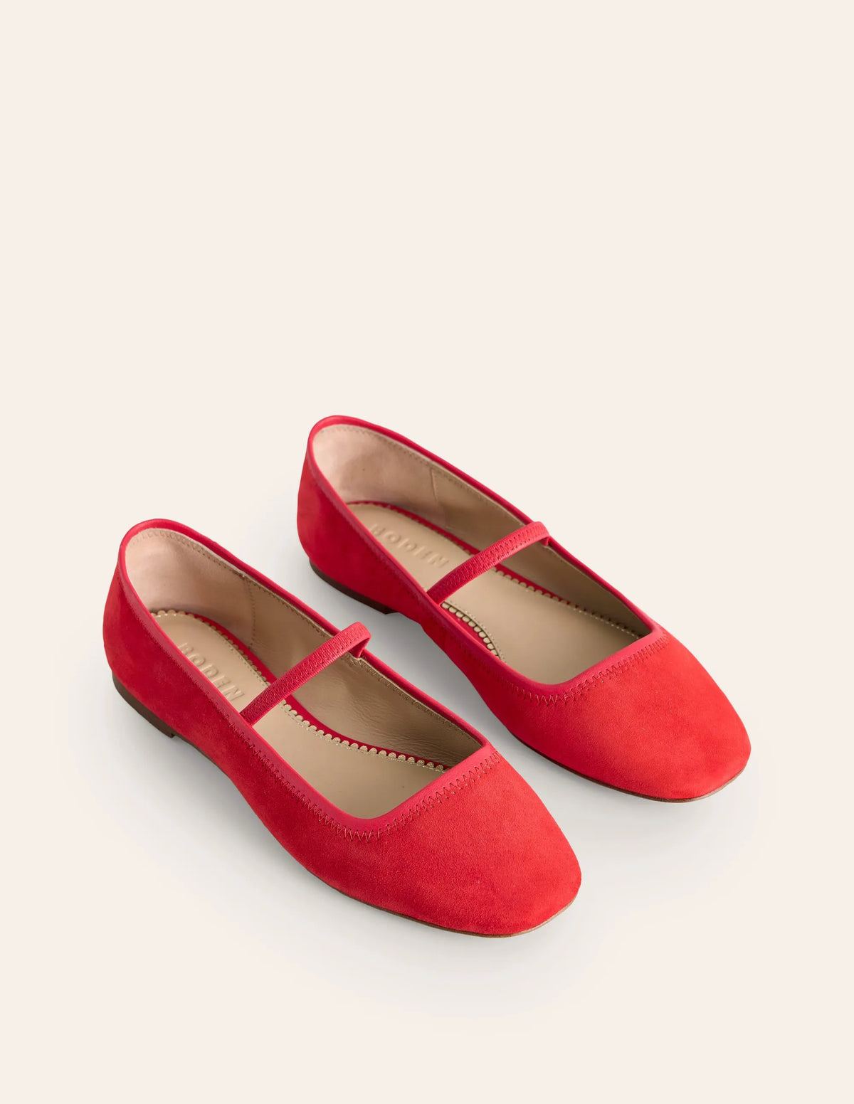 Thea Mary Jane Ballet Flats-Red