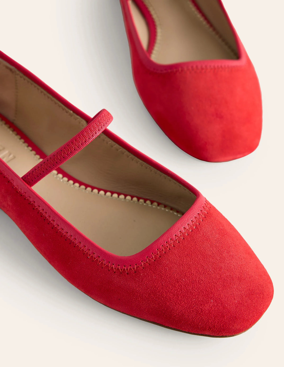 Thea Mary Jane Ballet Flats-Red