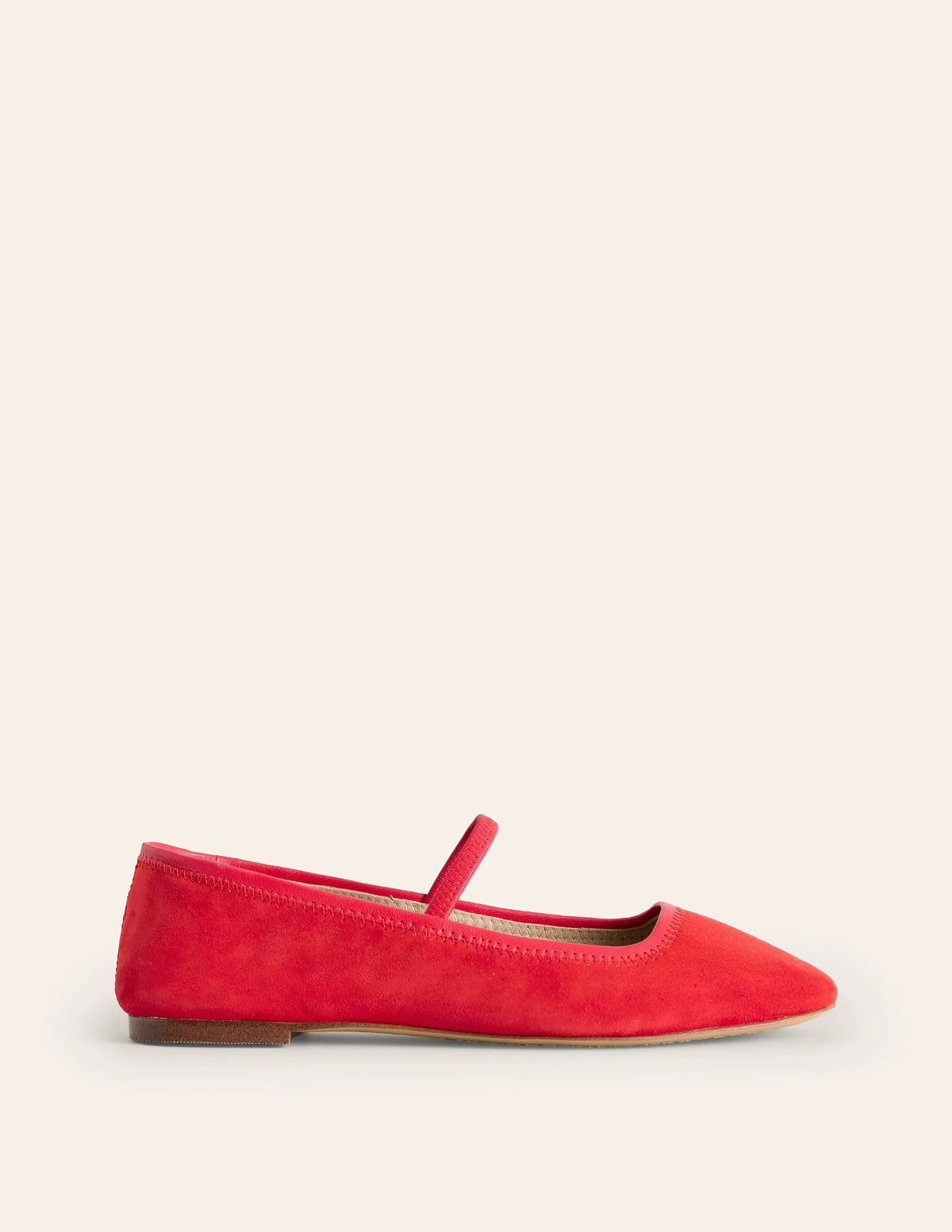 Thea Mary Jane Ballet Flats-Red
