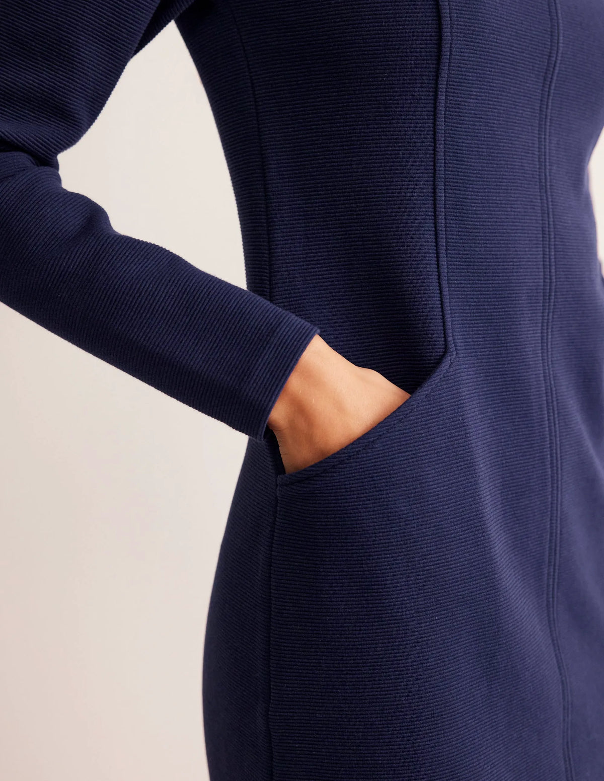 Ellen Ottoman Dress-Evening Blue