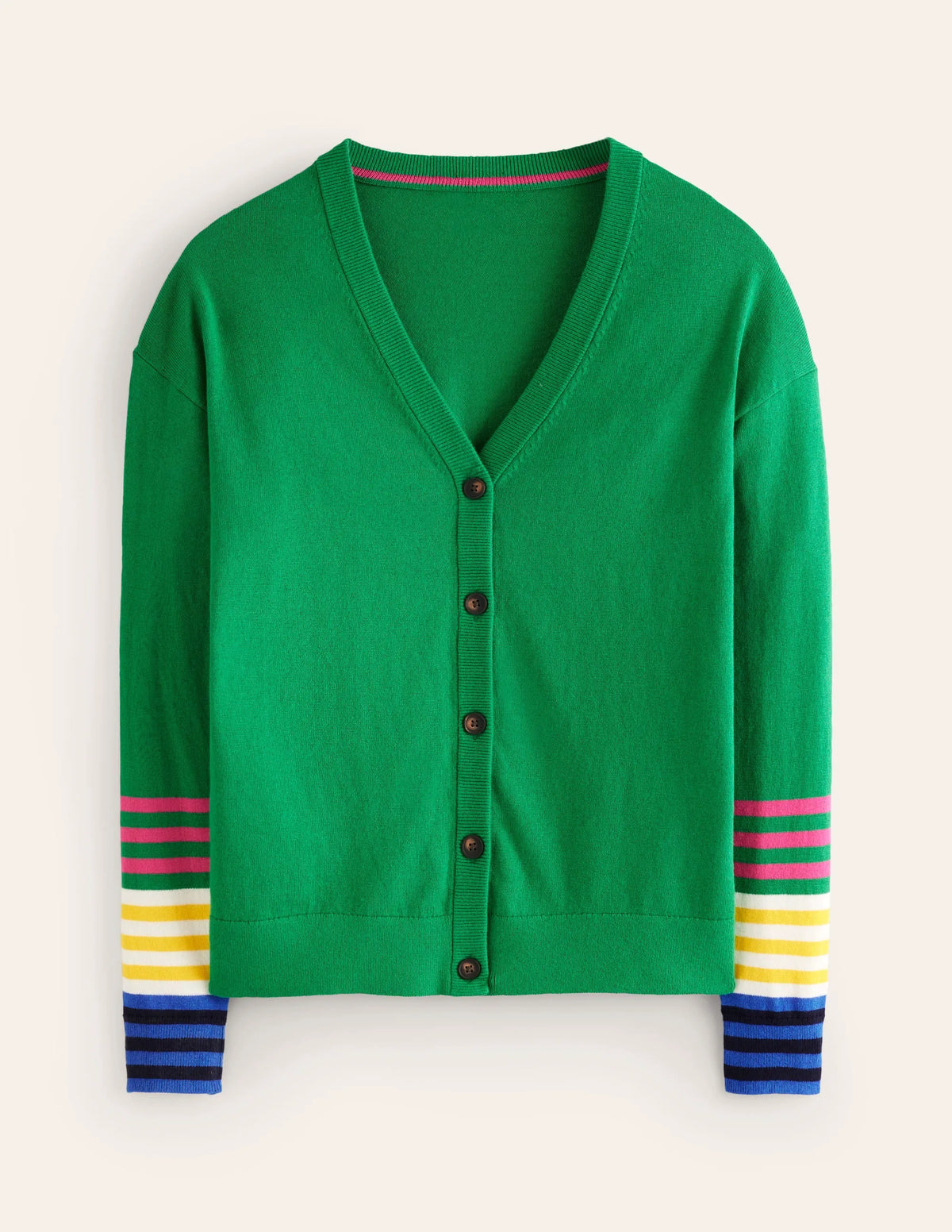 Annie Cardigan-Rich Emerald Green