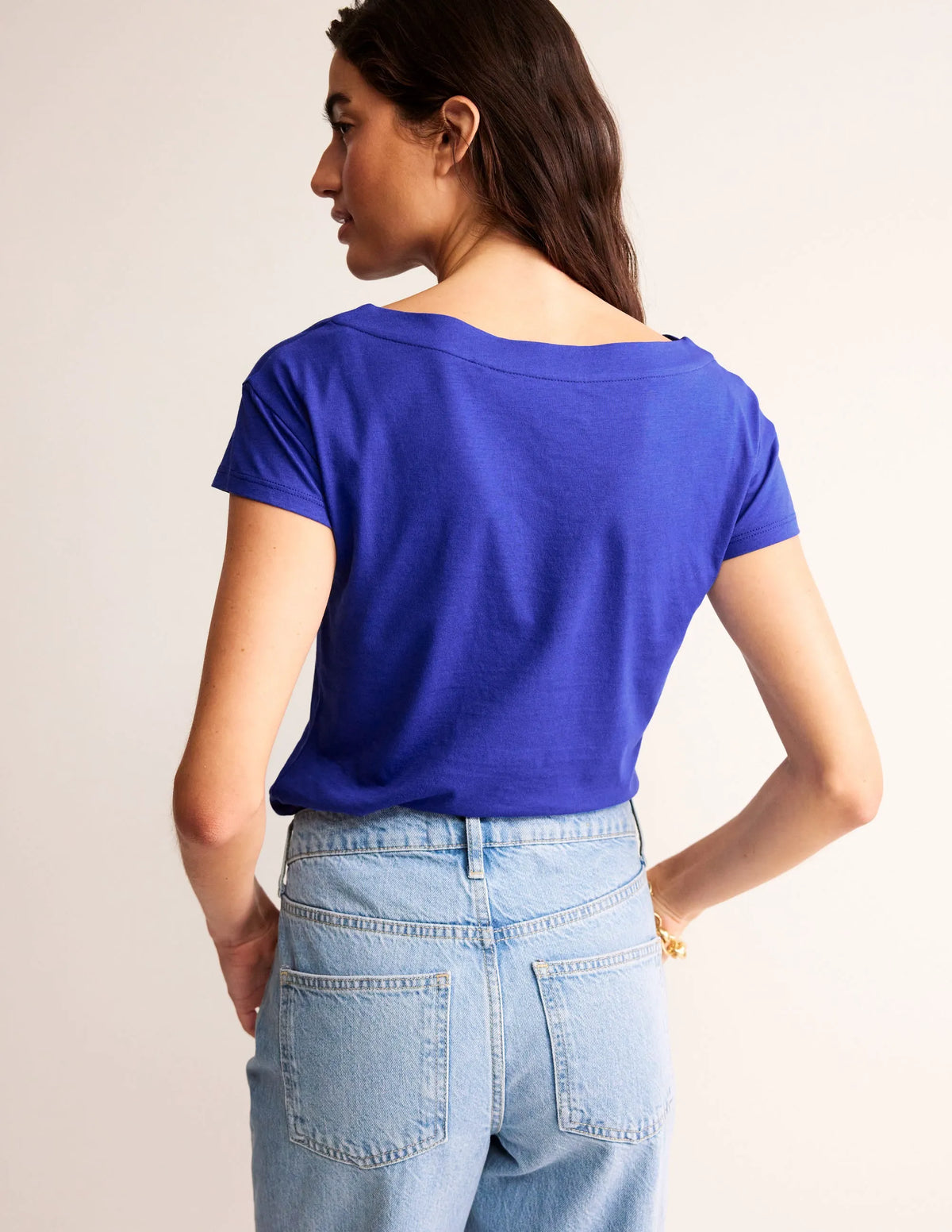 Supersoft Boat Neck T-Shirt-Surf the Web