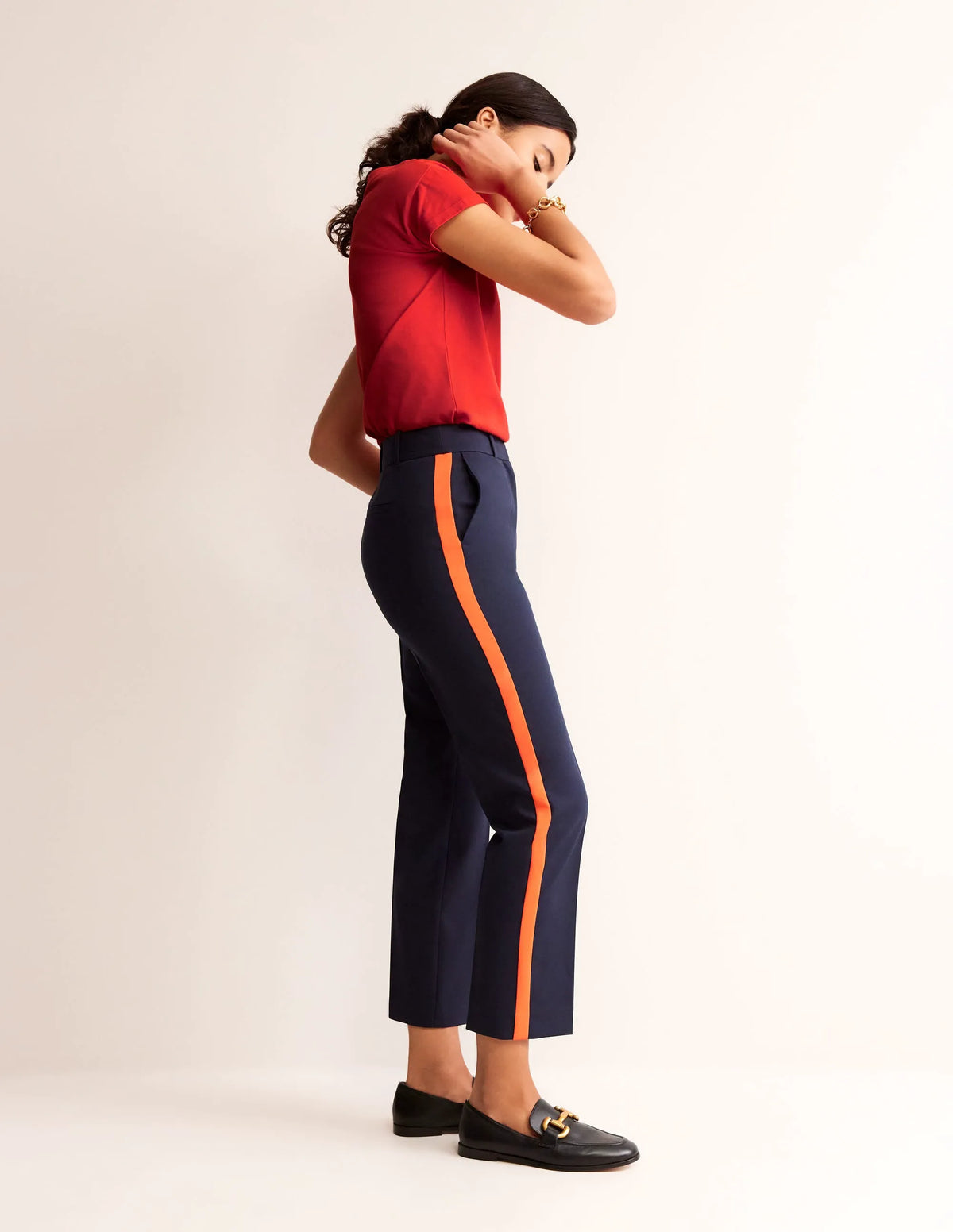Supersoft Boat Neck T-Shirt-Poppy Red