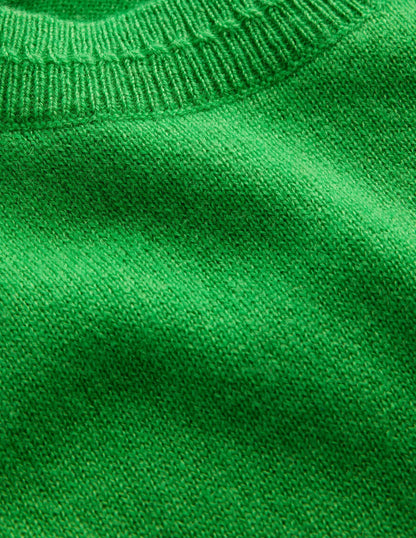 Eva Cashmere Vest-Bright Green