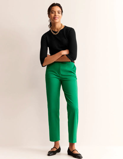 Cotton Merino Frill Sweater-Black
