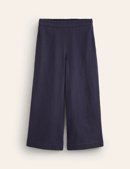 Double Cloth Pants-Navy