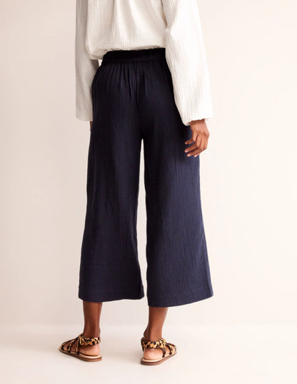 Double Cloth Pants-Navy