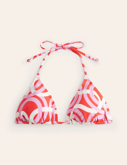 Symi String Bikini Top-Fiesta, Geo Whirl
