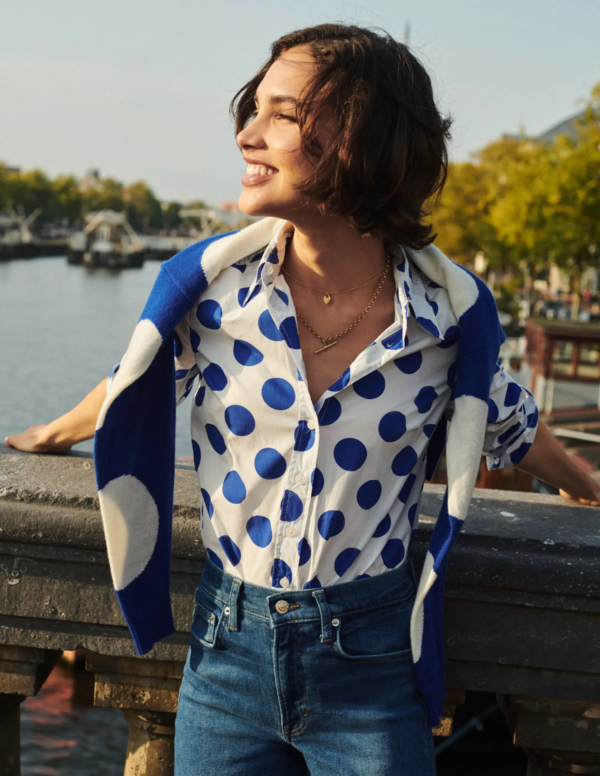 Sienna Cotton Shirt-Surf the Web, Spots