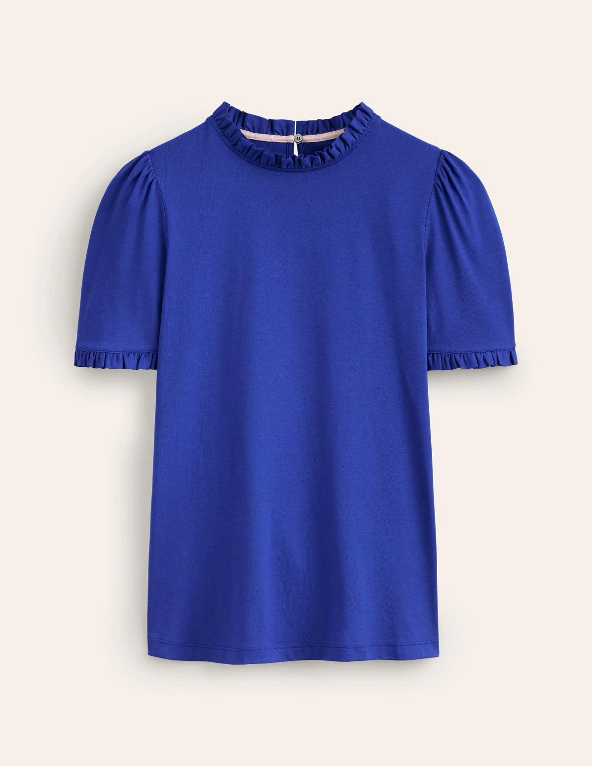 Supersoft Frill Detail T-shirt-Surf the Web