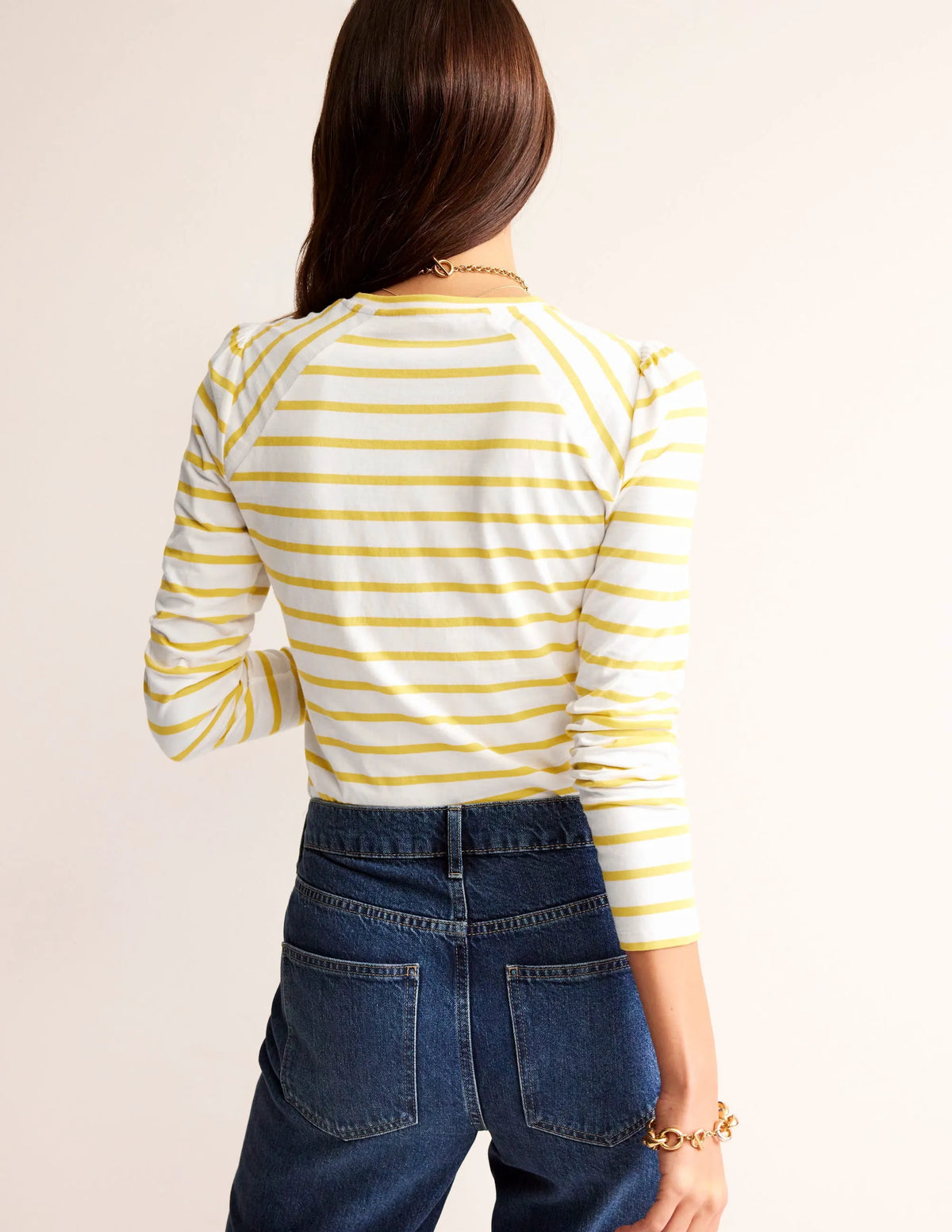 Arabella Stripe T-Shirt-Passion Fruit