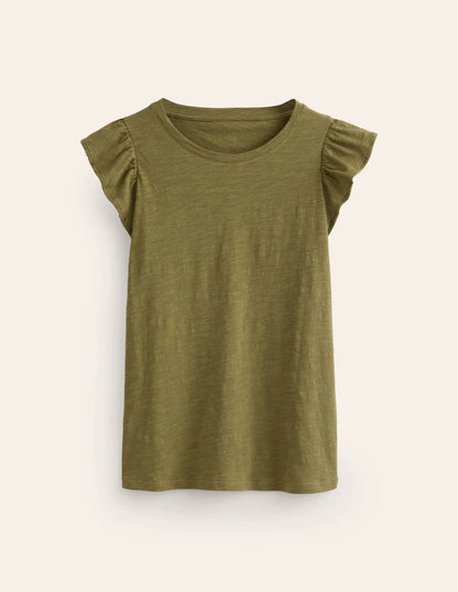 Cotton Flutter Top-Mayfly
