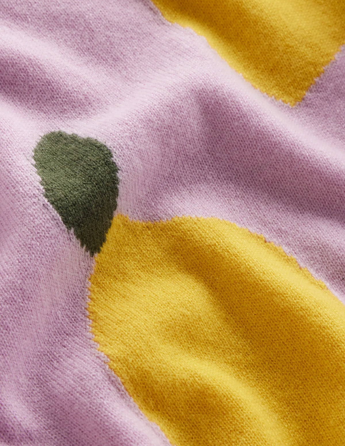 Lydia Cashmere Jumper-Soft Lavender, Lemons
