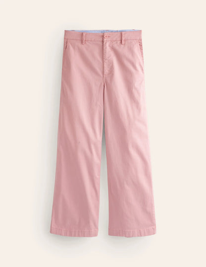 Barnsbury Crop Chino Pants-Blush