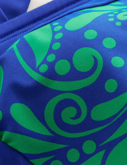 Santorini Tankini Top-Surf The Web, Ripple Swirl