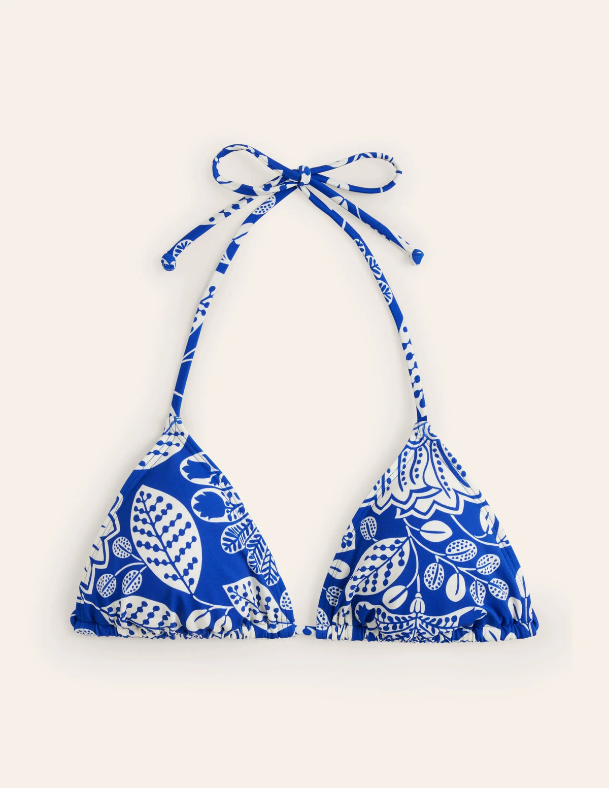 Symi String Bikini Top-Surf The Web, Gardenia Swirl