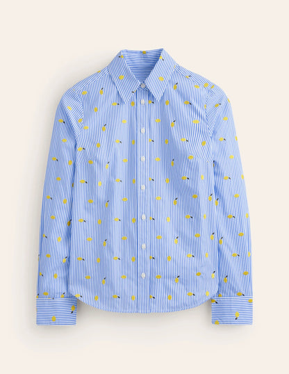 Sienna Embroidered Shirt-Passion Fruit, Lemons