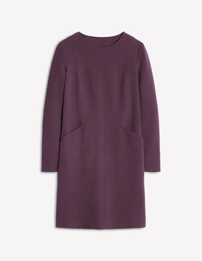 Ellen Ottoman Dress-Damson
