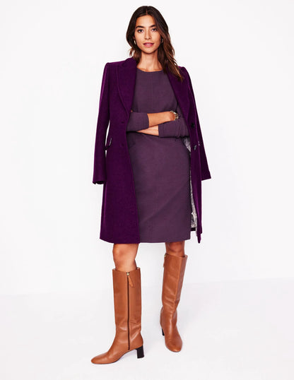 Ellen Ottoman Dress-Damson
