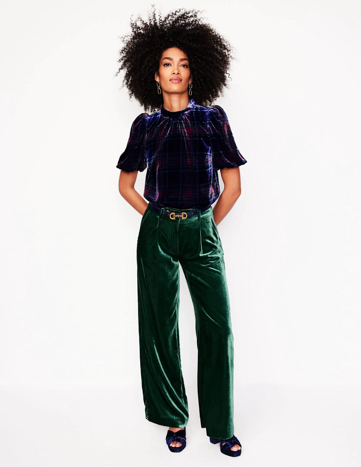 Chiswick Velvet Pants-Glade