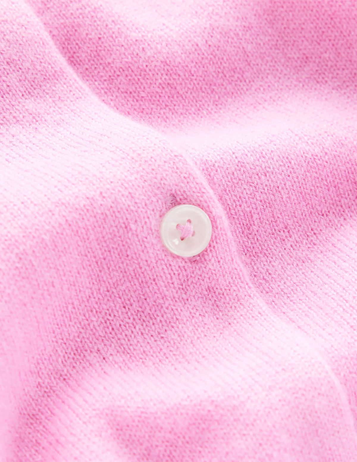 Eva Cashmere Crew Cardigan-Meadowsweet Pink