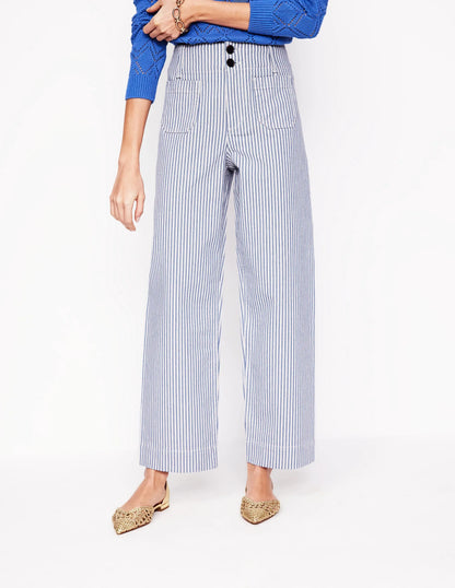 Primrose Patch Pocket Pants-Ticking Stripe
