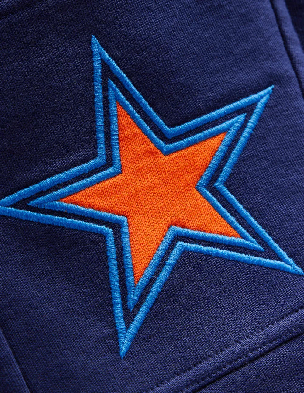 Warrior Knee Joggers-Navy Star Knee