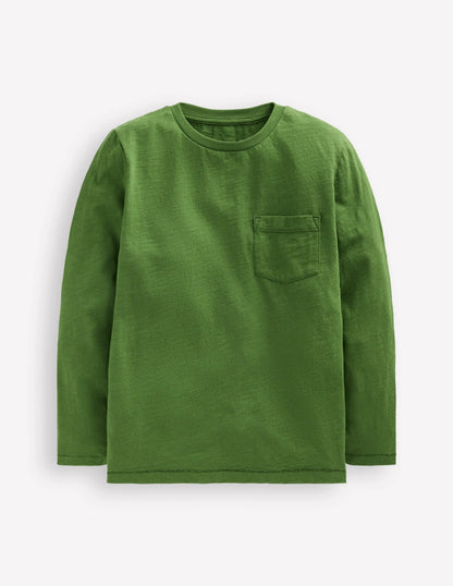 Everyday Long Sleeve T-Shirt-Broccoli Green