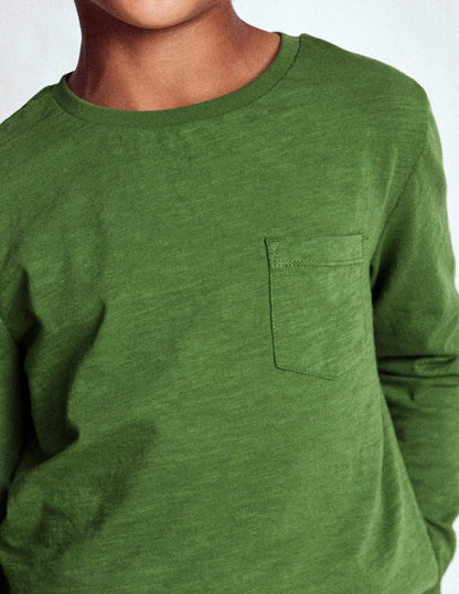 Everyday Long Sleeve T-Shirt-Broccoli Green