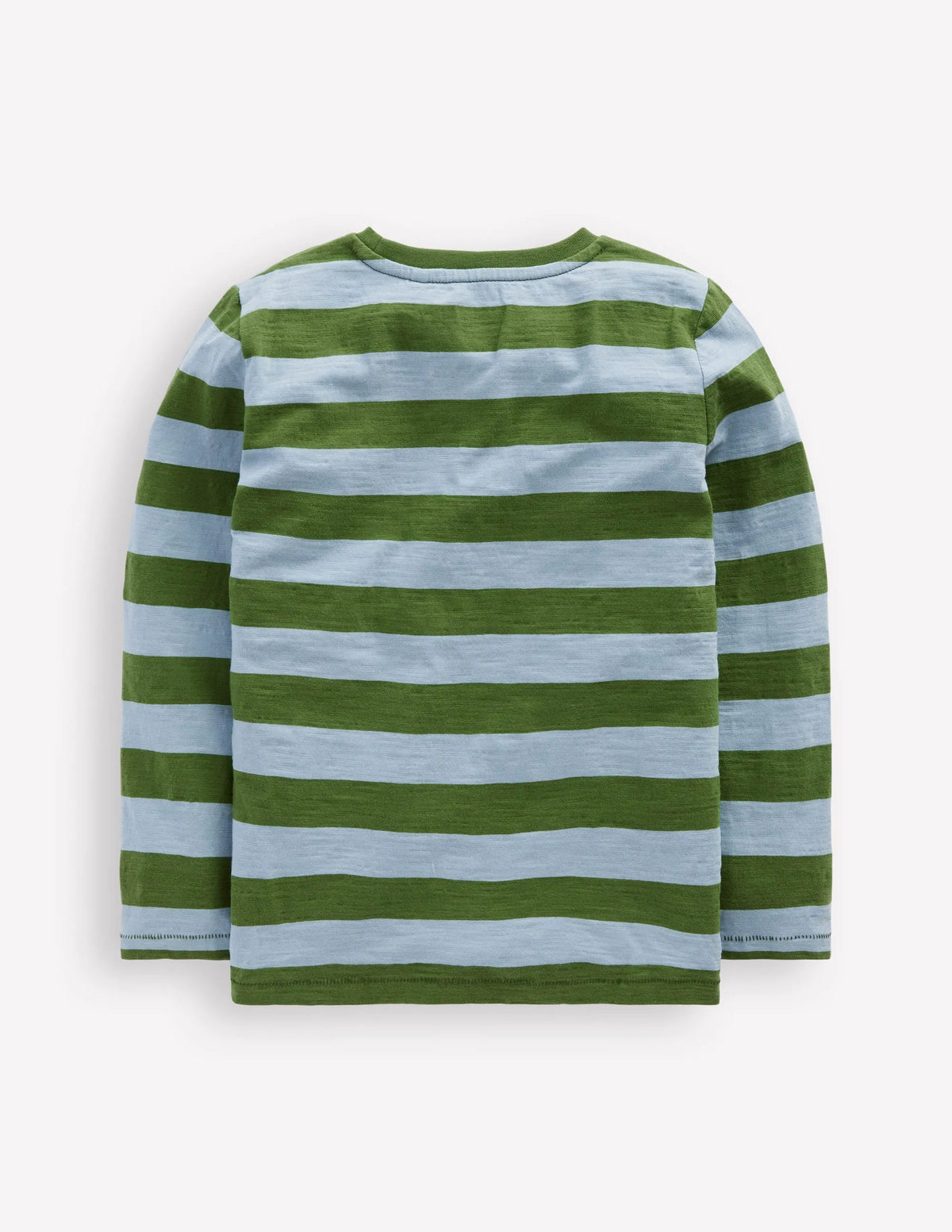 Everyday Long Sleeve T-Shirt-Glacier Blue/ Broccoli Green