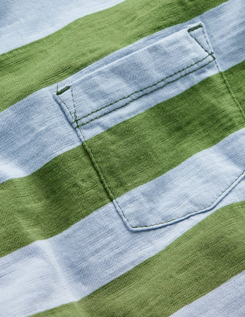 Everyday Long Sleeve T-Shirt-Glacier Blue/ Broccoli Green
