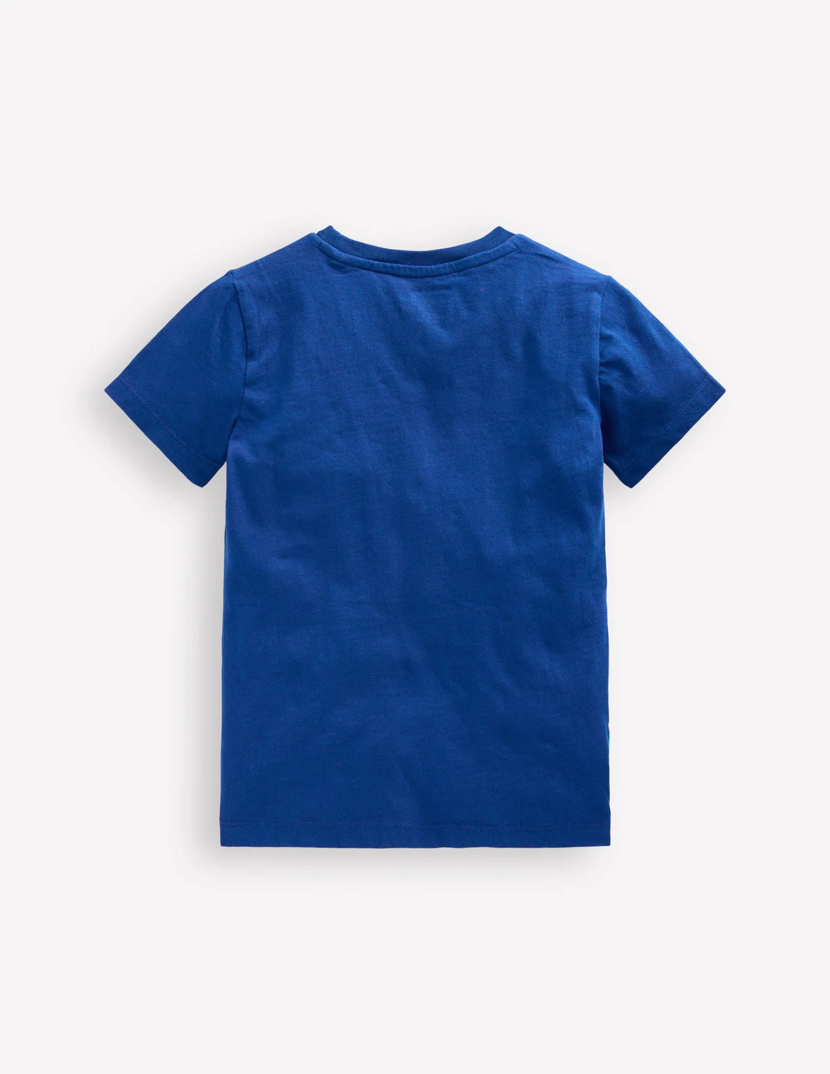 Short Sleeve Appliqué T-shirt-Dino Space