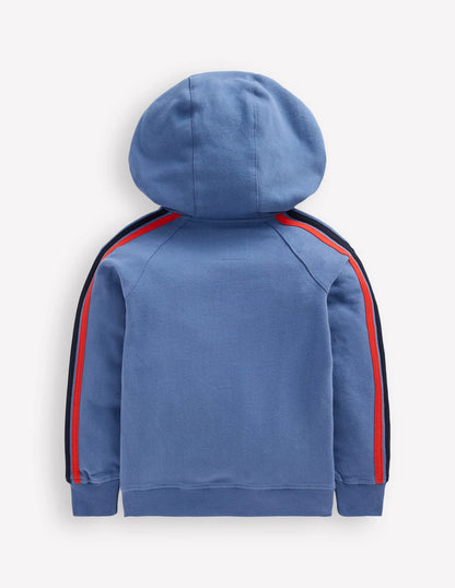 Rainbow Zip-up Hoody-Blue River