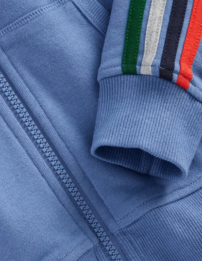 Rainbow Zip-up Hoody-Blue River
