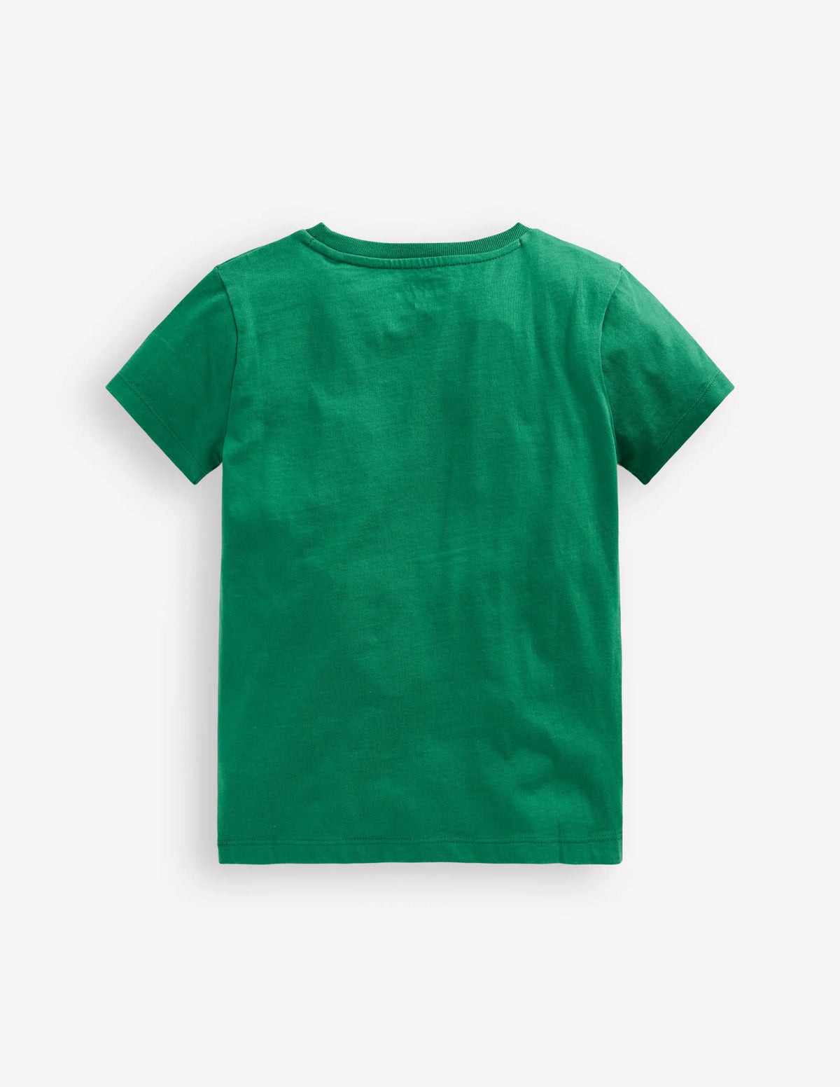Short Sleeve Bouclé T-shirt-Shady Green Rocket