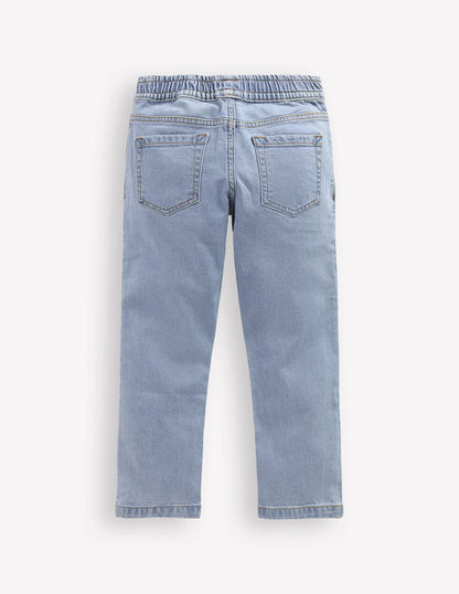 Pull-on Jeans-Light Wash