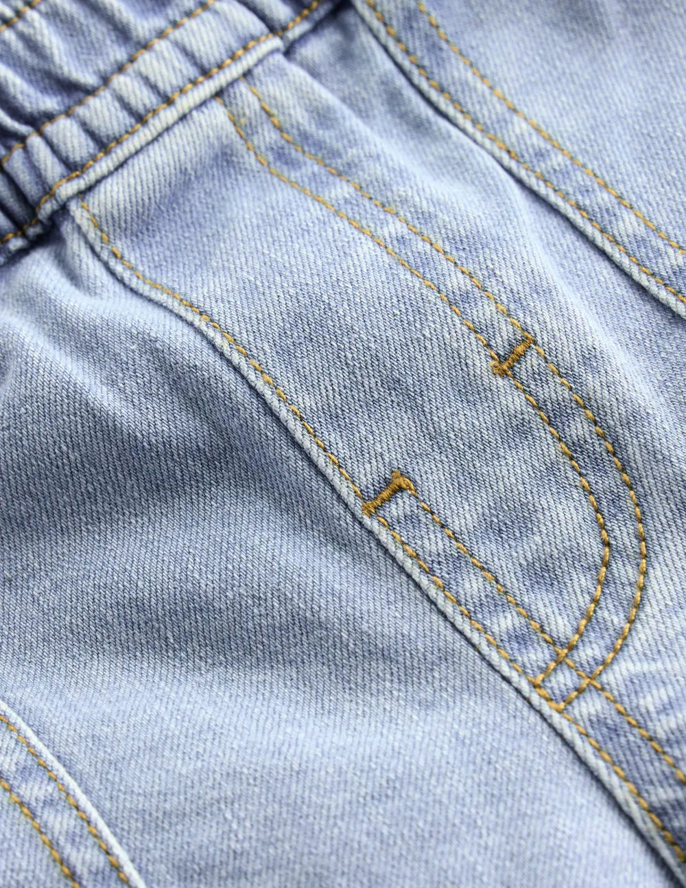 Pull-on Jeans-Light Wash