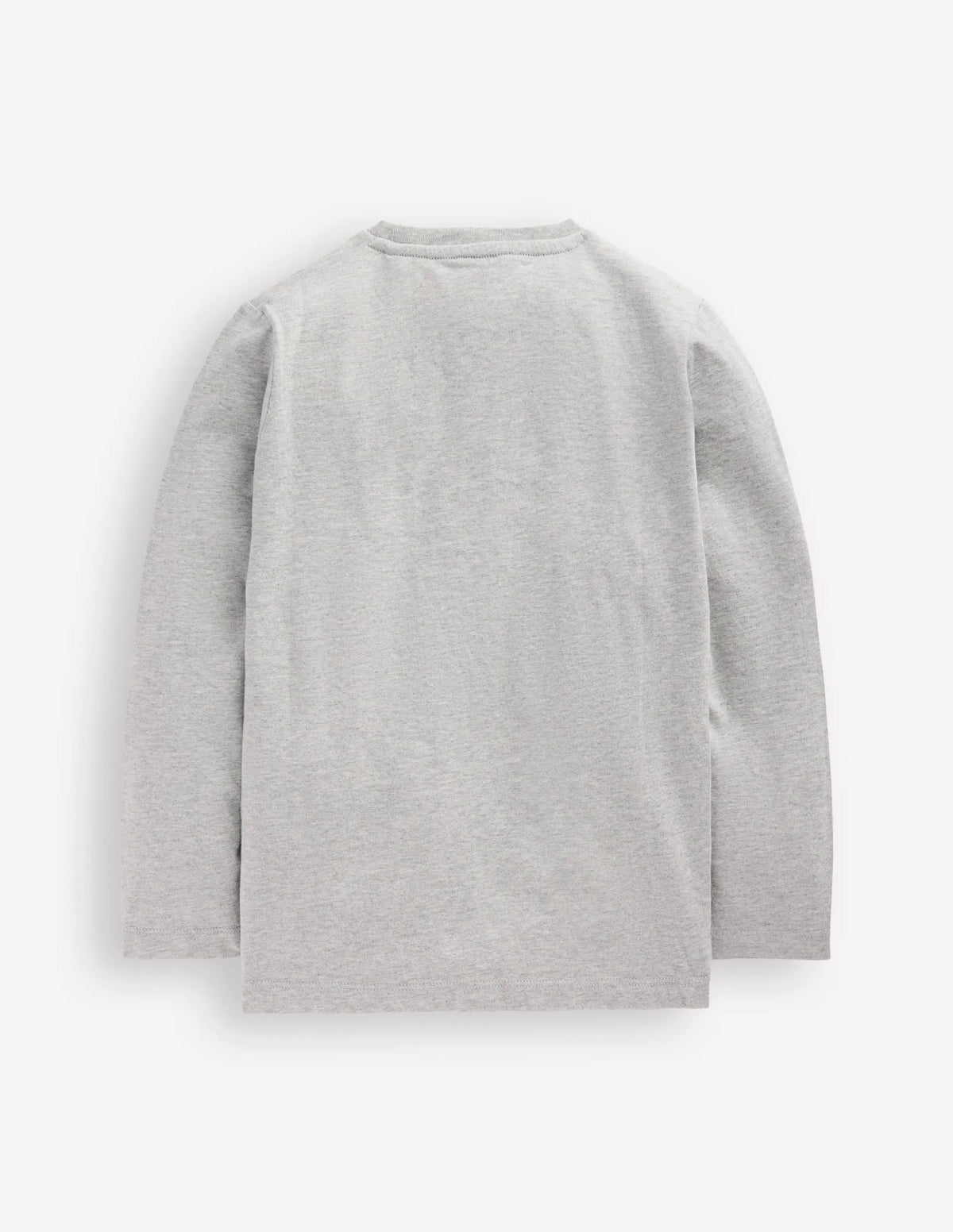Long Sleeve Bouclé T-shirt-Grey Marl Tractor