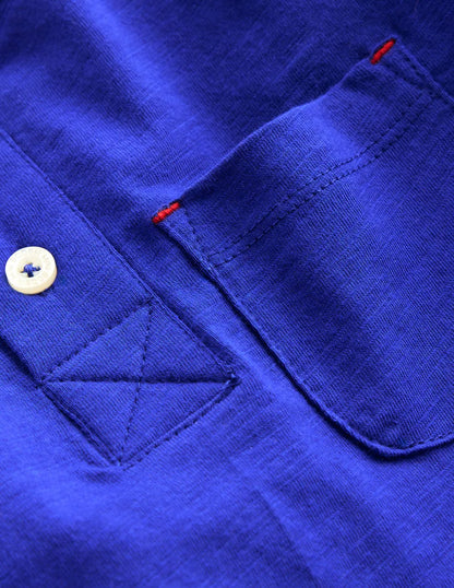 Everyday Henley T-shirt-Bright Blue