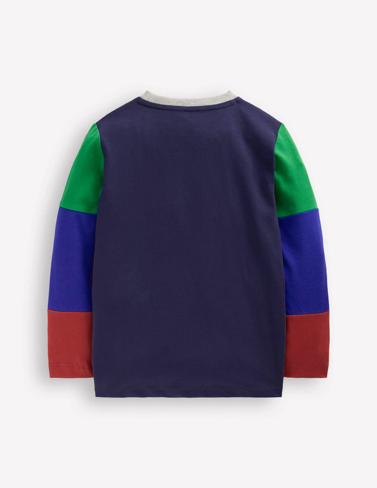 Long Sleeve Hotchpotch T-shirt-College Navy