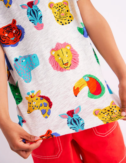 All-Over Printed T-Shirt-Coconut Milk Jungle