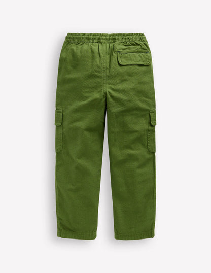 Everyday Cargo Pants-Brocolli Green