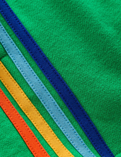 Rainbow Shorts-Sapling Green