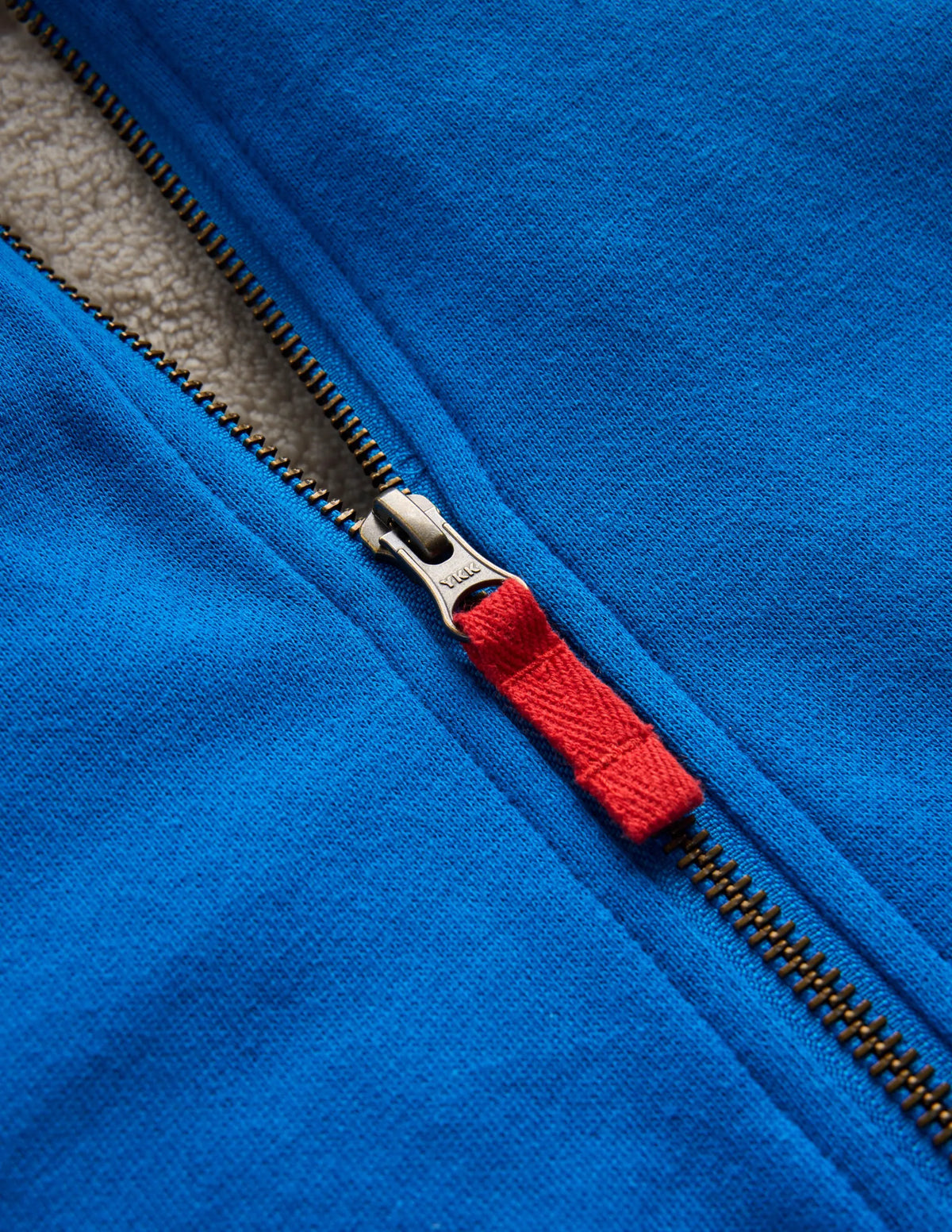 Cosy Fleece-Lined Hoodie-Kingfisher Blue Rocket