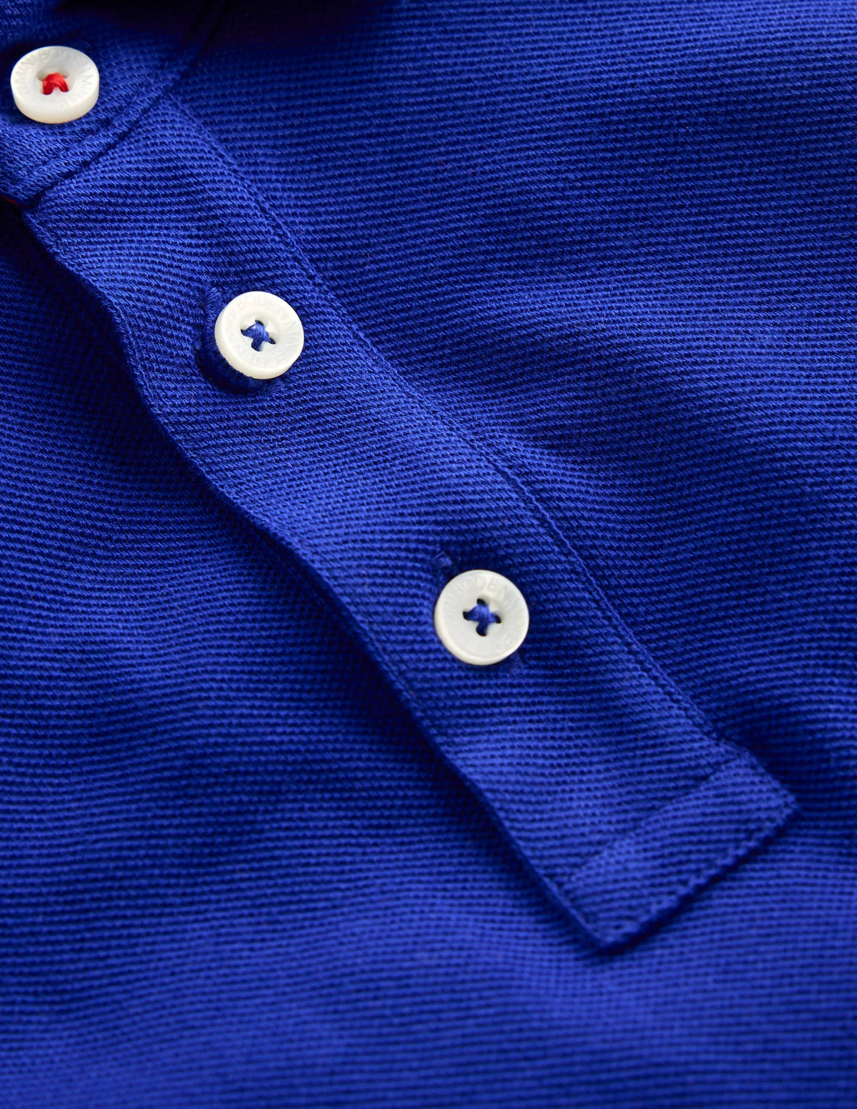 Piqué Polo Shirt-Bright Blue