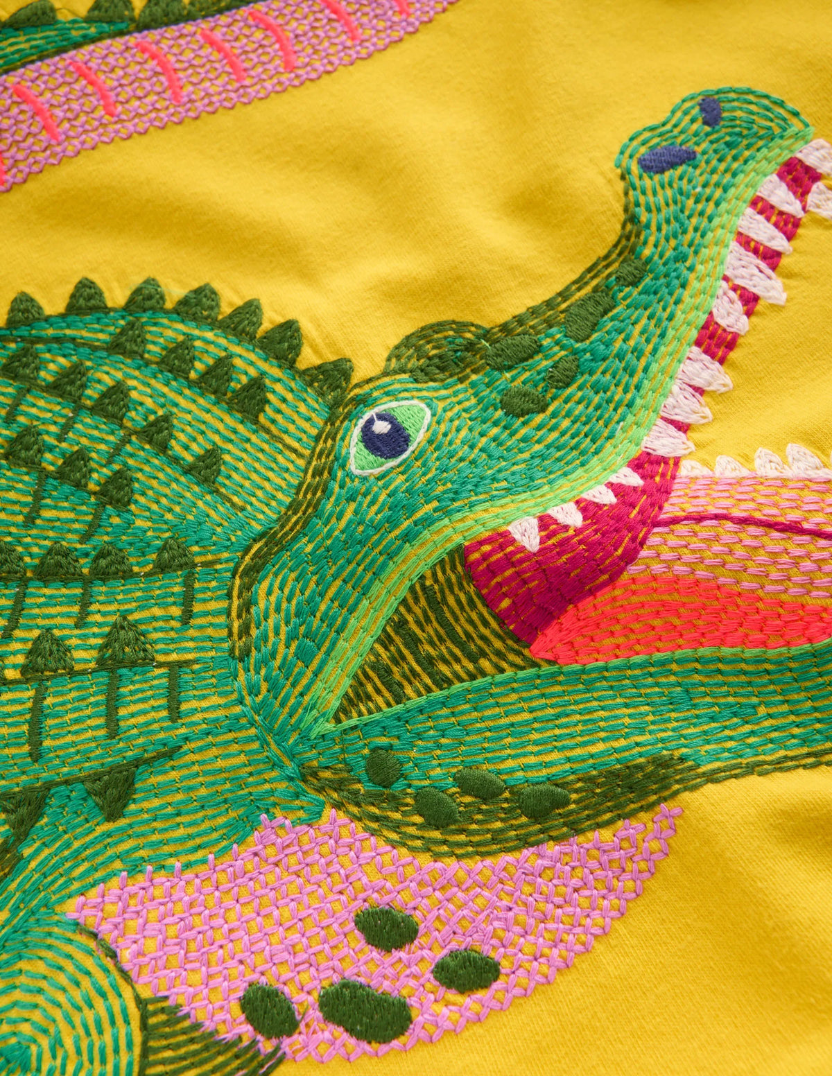 Superstitch T-Shirt-Zest Yellow Crocodile